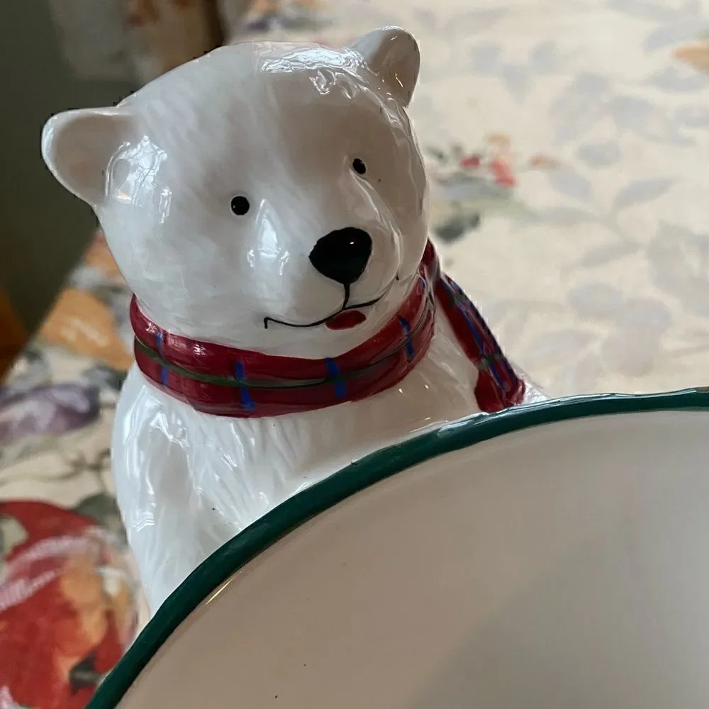 The Snow Bear Collection Open Candy Dish by PFALTZGRAFF